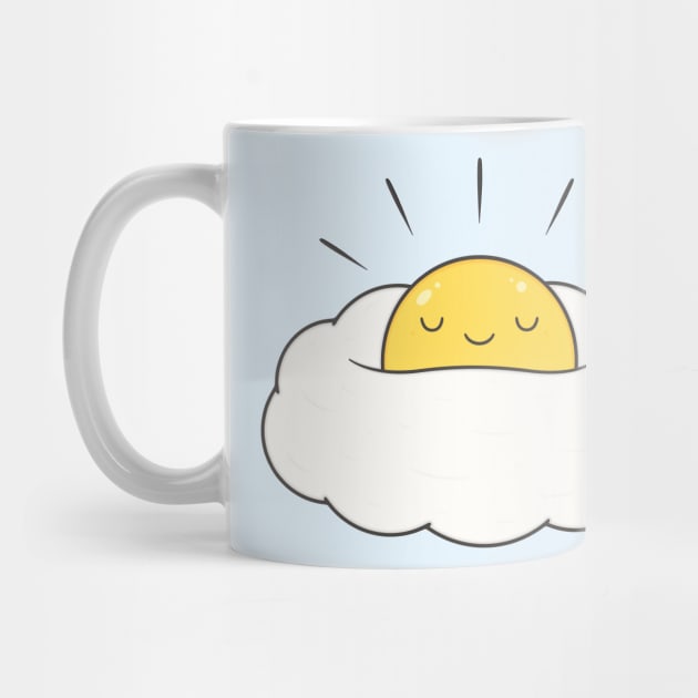 Egg Cloud - Sunny Side Up by kimvervuurt